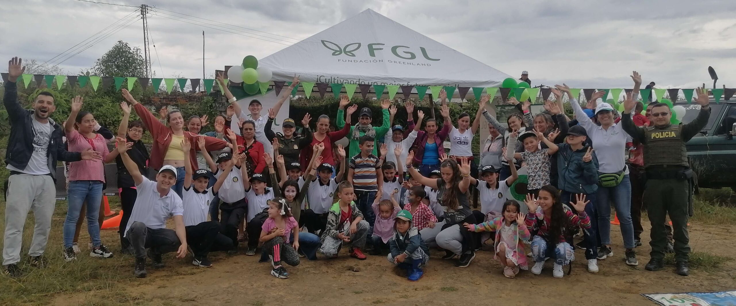 Wakate and our GreenLand  foundation – FGL came to the rural sector of Aranzazu and Neira with the Festival of Winds